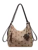 Bolso tote de lunares de moda de gran capacidad, nueva colección otoño 2026, bolso de hombro simple y casual para el día a día y para ir al trabajo