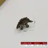 Estatueta de Dinossauro Sólida de Metal Jurássico Escritório Estudo Mesa de Centro Pet de Chá Liga Artesanato Colecionável Presente