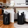 Bolsa de Reciclaje para Botellas de Bebida de Venta Caliente Transfronteriza Tela Oxford Asa de Aluminio Bolsa de Almacenamiento Plegable Cubo de Reciclaje Doméstico Amazon