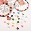 Pacote de Material para Miçangas Acrílicas Coloridas Estrela Lua Redonda DIY Pulseira Colar Acessórios de Joias