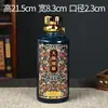 Botella de Vino de Cerámica Jingdezhen 0.50kg Botellas Botella Vacía Hogar Sellada Botella de Vino Vacía Regalo Botella Pequeña de Vino Tarro para Almacenamiento de Vino