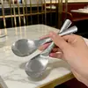 Cuchara Pequeña de Acero Inoxidable Martillado para Uso Doméstico, Cuchara de Postre, Cucharilla de Café, Cuchara para Revolver, Cucharilla Comercial para Tiendas de Té con Leche, Cuchara para Helado