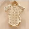 Roupas de Casa de Verão com Manga Curta para Recém-nascidos Meninos e Meninas Saco Triangular Harper Confortável Roupas Plus Size Roupas de Escalada Pijamas