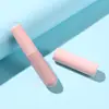 Pincel de máscara de silicone de dupla face e dupla finalidade com colher para aplicar máscara de lama, pincel leque facial para ácido de frutas, ferramenta de beleza para maquiagem