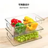 Caja de Almacenamiento Refrigerador Suministro Especial Transfronterizo Juego de 6 Piezas Apilable Transparente Material para Mascotas Caja Organizadora Fabricante Caja al por Mayor