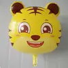 Globo de aire flotante de helio nuevo caricatura lindo cabeza de animal serie cabeza de animal