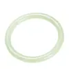 Xinjiang Hetian jade color agua clara fino redondo Pulsera niña Pulsera de jade fondo hielo agua clara Verde mujer pulsera redonda material Mongolia Exterior