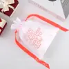 Bolsa con cordón de nailon personalizada del fabricante con diseño hueco de malla, Bolsa de almacenamiento estilo empalme de tela de malla de poliéster, Transpirable