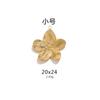 Europa e Estados Unidos cross-border retro ouro aço inoxidável DIY flor pingente alto design sentido colar brincos pingente pingente