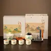 Juego de Té de Alta Gama para Uso Doméstico, Tamaño Pequeño, Una Tetera y Cuatro Tazas, Tetera de Mano, Gaiwan, Preparación de Té, Ceremonia del Incienso, Nuevo Modelo 2026, Juego de Regalo