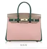Bolsa Platinum Color Block 2026 Novo Modelo Bolsa Feminina de Couro Genuíno Ombro Único Transversal Bolsa de Mão Uso Diário Casual Novo Estilo Tendência