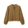 Top Elegante de Manga Larga con Bordado Hueco Estilo Europeo y Americano Transfronterizo 2026 Nueva Moda para Mujer Venta al por Mayor 8741085