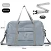 Maleta de mano plegable, gran capacidad, impermeable, fácil de transportar, perfecta para empacar ropa para viajes de negocios