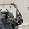 Bolso de Hombro Retro con Estampado de Leopardo para Mujer Primavera/Verano 2025 Bolso de Hombro Versátil Bolso Sencillo para el Día a Día Elegante Bolso de Moda tipo Dumpling