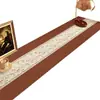 Alfombrilla para encimera de zapatero estilo americano, impermeable y a prueba de aceite, alfombrilla para mesa de mueble de TV sin lavado, tela de cubierta de tacto de lujo ligero de alta gama, tela de cubierta para aparador