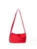 Bolsa Transversal de Nylon Minimalista Estilo Coreano para Mulheres, Bolsa de Mão e Ombro Versátil de Alta Moda Ajustável