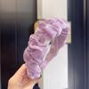 Faixa de cabelo plissada Coreia do Sul faixa de cabelo para o rosto preto moda coreana pérola pequeno fresco grampo de cabelo feminino acessórios de cabelo atacado