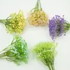 Flores Artificiais de Gipsofila Única para Decoração de Casamento, Arranjo de Flores para Auditório, Buquê da Noiva, Flores Artificiais Falsas