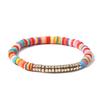 Juego de pulseras transfronterizas europeas y americanas Pulsera más vendida de Amazon Pulsera de borla colorida concha de arcilla polimérica pulsera bohemia