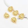 Chapado Eléctrico de Oro Real de 18K Color Duradero Fortuna Ábaco Colgante Pequeño Accesorio para Joyería DIY Pendientes Colgantes de Oreja Pulsera Collar D104