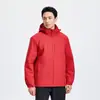 Chaqueta ligera para exteriores, cortavientos e impermeable, abrigo fino de una sola capa para parejas para montañismo, chaqueta estampada para hombre al por mayor