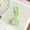 Nuevo Llavero de Manzana Tridimensional Color Caramelo Colgante para Bolso Chica Ins Corazón Pareja Novia Regalo Joyería Colgante