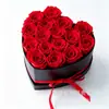 Yunnan Kunming Dounan Flor Eterna Flor Real Corazón de Rosa Cubo de Abrazo Ramo de San Valentín Regalo Amazon