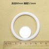 Anel de plástico branco para apanhador de sonhos de casamento faça você mesmo PP Material ecológico Anel de diâmetro de fio de 50-350 mm