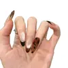 Parches para Uñas Ojo de Gato Portátiles Hechos a Mano para Manicura Removibles Venta Caliente Transfronteriza Uñas Postizas Acabadas Tiras de Uñas Pre-Hechas