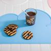 Yunduo Jogo Americano Jardim de Infância Bebê Aluno do Ensino Fundamental Jogo Americano Antiderramamento Cor Macron de Grau Alimentício Jogo Americano de Silicone Platina