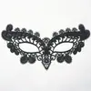 Ventas Directas de Fábrica Máscara de Ojos Sexy de Encaje Negro Reina Tema Fiesta de Baile Máscara Halloween Navidad Maquillaje