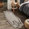 Estilo Ins Divertido Fofo Tapete Sala de Estar Quarto Quarto de Criança Cobertor de Cabeceira Absorvente Antiderrapante Lavável Tapete de Chão de Alta Qualidade