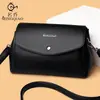 Bolso para mujer de comercio exterior, nuevo modelo 2026, bolso de cuero suave de alta gama de gran capacidad para madres de mediana edad, bolso bandolera y de hombro versátil casual
