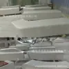 Banqueta de Concreto Translúcido de Alto Desempenho em Fibra de Vidro Jardim Externo Grc Tyco Pedra Árvore Piscina Criativa Assento Uhpc
