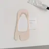 Calcetines invisibles de verano finos de color liso con separación de dedos, antideslizantes, que no se ven, calcetines tipo calcetín de barco de corte bajo para mujer, calcetines simples, frescos y transpirables de dos dedos