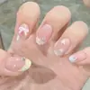 Unhas Usáveis Feitas à Mão, Estilo Desejo Puro, Menina Apimentada Olho de Gato Borboleta Nail Art de Boutique, Unhas Usáveis Finas em Formato de Cachorro, Unhas Postiças Atacado
