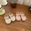 Zapatos Pequeños de Cuero Estilo Princesa Elegantes para Bebés y Niñas Pequeñas Modelo Nuevo Primavera y Otoño 2026 Bailarinas Versátiles con Lazo Poco Profundo para Bebé Niña