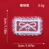 Patches de Tecido com Bordado de Renda Série Multi-Estilo com Letras Estilo Coreano Acessórios para Cabelo Roupas DIY Bolsas Sapatos Chapéus Acessórios Decorativos Patches