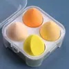 4 Conjuntos de 4 Esponjas de Maquiagem, Esponja de Beleza Super Macia, Esponjas Multicoloridas Sem Látex para Pó, Base Cremosa e Líquida, Conjunto de Ferramentas Profissionais de Maquiagem com Caixa de Armazenamento (multicolor)