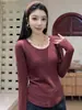 Camisa básica versátil estilo coreano, nova outono 2026 versão coreana, manga longa, corte justo, top versátil, estilo minimalista e cool