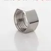 Accesorios de Conexión para Manguera de Ducha Conector de Junta de 4 Puntos Tuerca Conector de Hogar Aspersor Drenaje de Agua Ducha Tuerca de Cobre 304