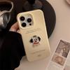 Capa para iPhone 18 com Cachorro Bordado Adequada para iPhone 15, 13, 12, 14, 17 Pro Max, Silicone Macio Design de Desenho Animado 3D