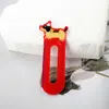 Regla de Palma de Lápiz Creativa Caricatura Mini Regla Portátil Colgante de Mochila Regla de Medición Papelería para Estudiantes Pequeño Regalo