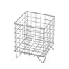 Cesta de almacenamiento de hierro para escritorio, gran capacidad, estilo dormitorio, caja de almacenamiento para libros de cuentas, artículos diversos, estante para cápsulas de café