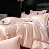 Set de Jacquard Suave y Delicado de Cuatro Piezas, Finamente Elaborado, Suave y Amigable con la Piel, Transpirable, Set Suave Sencillo y Gentil para el Dormitorio