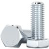 Tornillo hexagonal externo galvanizado de grado 4.8, varilla roscada de alta resistencia, M6, M8, M10, M12, M14, M16, M20-M30 mm