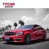 Adecuado para Mercedes-Benz Clase C Surround W204 Modificado C63 Parachoques Delantero y Trasero Faldones Laterales Kit de Surround Grande para Escape AMG