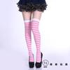 Accesorios de Disfraz de Fiesta Largos Rayados de Halloween y Navidad Transfronterizos Calcetines Hasta la Rodilla Medias Rayadas en Stock para Entrega Rápida