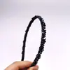 Diadema Cruzada Versátil de Gran Venta con Nudo de Trébol de Cuatro Hojas, Diadema de Cristal de Doble Fila, Accesorio para el Cabello Hecho a Mano para Mujeres con Perlas Envolventes