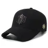 Boné de Baseball com Bordado de Letra Novo Estilo Primavera e Outono para Homens e Mulheres, Boné com Aba Fashion para Proteção Solar, Chapéu Casual Versátil para Uso Externo